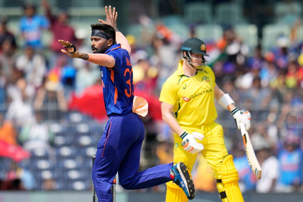 Kuldeep, Hardik Star as India Restrict Australia at 269 in Chennai